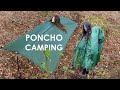 Stealth Camping under my Poncho in a Ditch | Solo Wild Camping with Multi-Purpose Gear