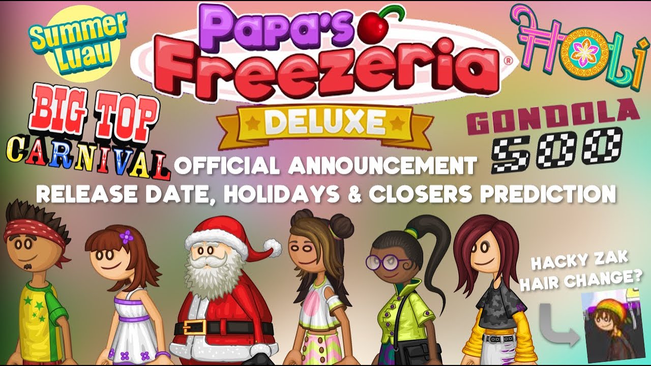 Papa's Freezeria Deluxe Announced (Release Date, Holiday, Closers