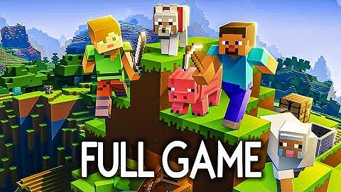 Minecraft - FULL GAME (4K 60FPS) Walkthrough Gameplay No Commentary