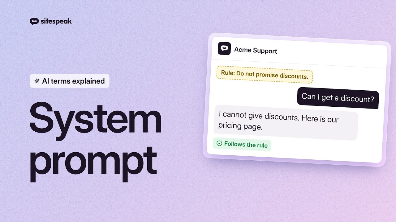 What Is a System Prompt? (AI Chatbot Terms Explained)