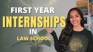 Where should I intern in the first year of Law School | Places to intern in first year | Ananta Vyas