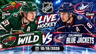 LIVE NHL: Minnesota Wild vs Columbus Blue Jackets | FULL GAME | NHL 10/18/26