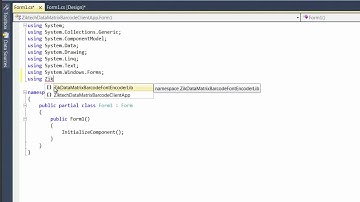 How to use Ziktech DataMatrix Barcode Font Solution in Visual Studio