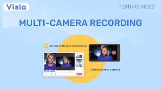 Record with Two Cameras at Once 🎥 | Visla Multi-Camera Recording Feature screenshot 4