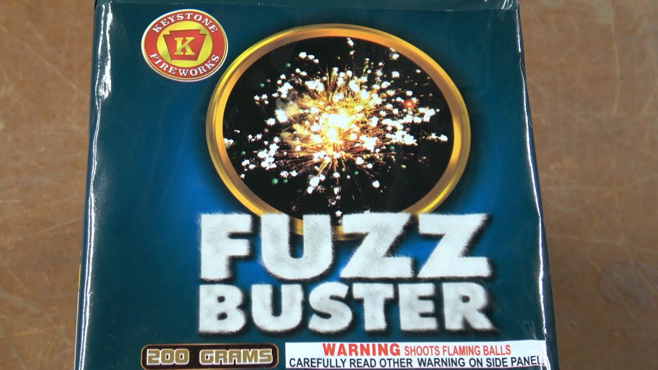 Fuzz Buster 25s 200g cake by Keystone Fireworks - YouTube