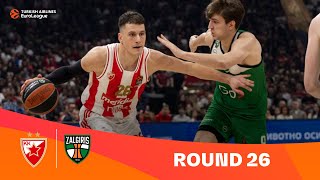 Zvezda-Zalgiris | Round 26 Highlights | 2023-24 Turkish Airlines EuroLeague