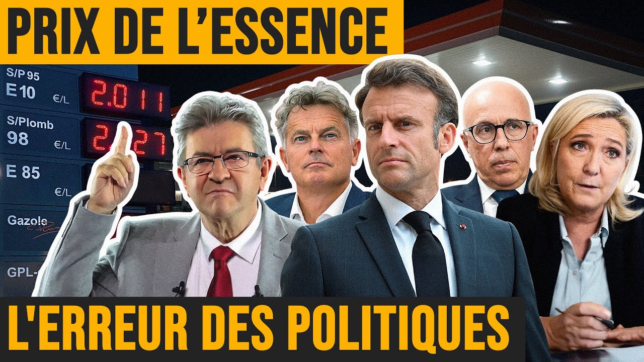 Flambée du prix de l'essence : l'erreur des politiques