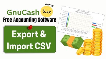 GnuCash 5.0 -How to Export GnuCash  Data Transactions and Upload to a Spreadsheet