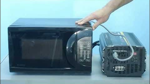 Power Inverters - Using a Microwave Oven with a Power Inverter