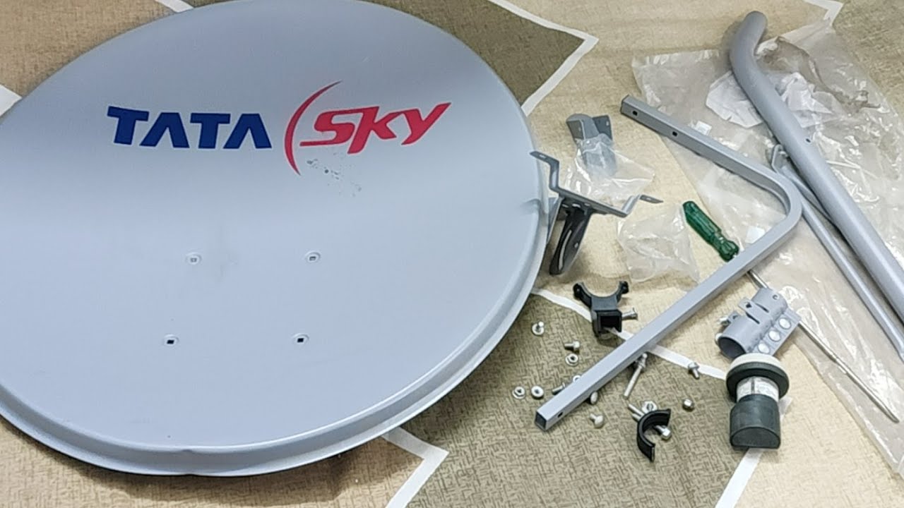 How To assemble DTH Dish Antennae for Tata Sky, Airtel, Free Dish and