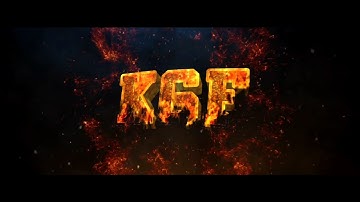 KGF  3d Logo Intro make With kinemaster | Kinemaster Tutorial | Saikat Bhunya