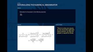 rationalizing numerical denominator 2