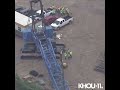 Houston tornado and storm damage: Aerial views