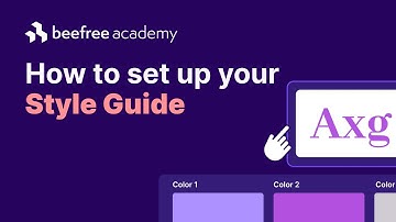 How to set up your brand style guide in Beefree