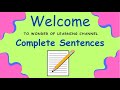 Understanding Complete and Incomplete Sentences