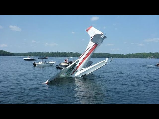 Seaplane Crash Compilation | Plane crash into the water | Bad day at work compilation class=