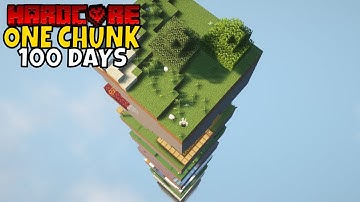 100 Days in a Single Chunk – MInecraft Hardcore Challenge!