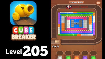 Cube Breaker level 205 Guide Walkthrough Solution