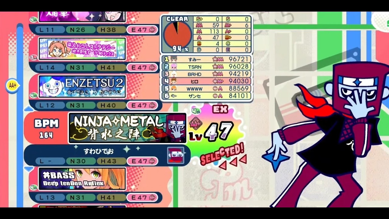 pop'n music](NINJA METAL) 背水之陣 [EX] - YouTube