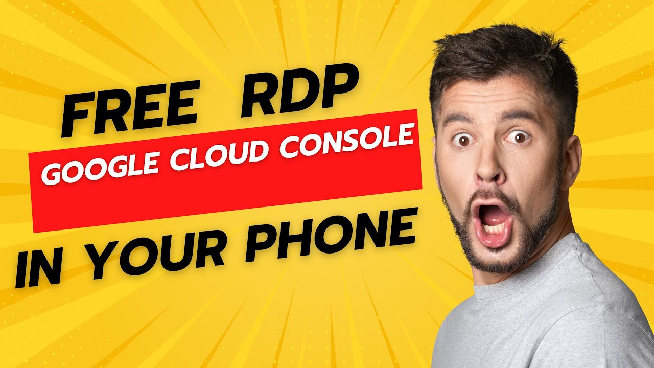 هل ستستخدم Google Cloud Console للحصول على RDP مجاني؟ - YouTube