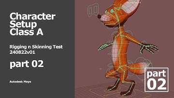 Character Setup Rigging n Skinning Test cA pt02