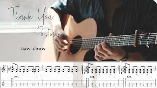 Ian 陳卓賢《Thank You Postman》Guitar Cover | Free Tab