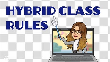 HYBRID CLASS RULES  for Kids | teaching ONLINE and IN-PERSON at the same time  |Simply Miss J 777