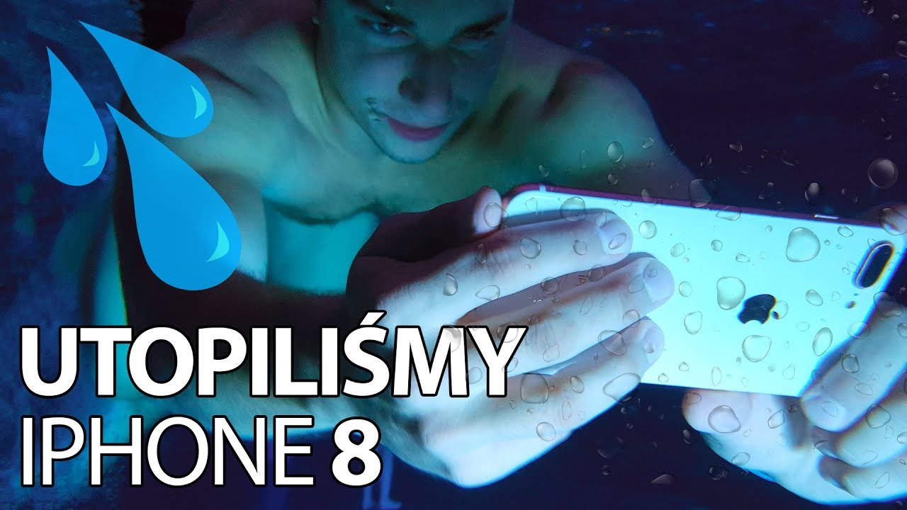 Utopiliśmy iPhone 8! 💧 Test Wodoodporności IP67 - YouTube
