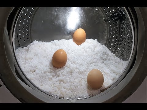 Experiment - 10 kg Sea Salt- in a Washing Machine - Centrifuge
