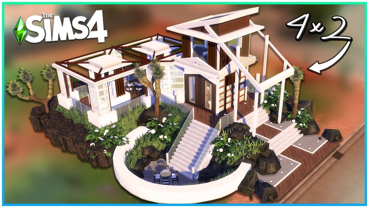 Mini Sims 4 Build Micro 4x2 House - The Sims 4 Tiny Living - Sims 4 Speed Build | Kate ...