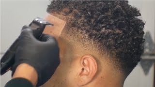 How To Do A Mid Fade on Curly Hair : Step By Step Tutorial