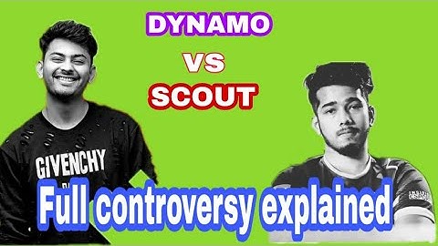 Dynamo vs scout full controversy explained | dynamo raided scout | scout replied