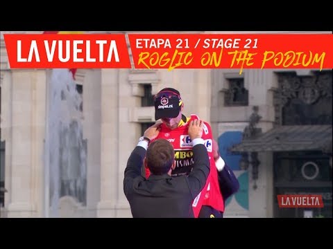 Roglic on the podium - Stage 21 | La Vuelta 19