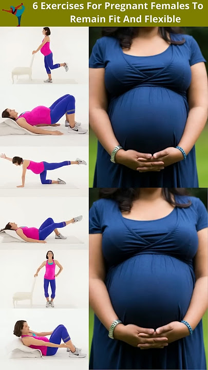 6 Safe Pregnancy Exercise | Pregnancy Exercise For Normal Delivery #shorts