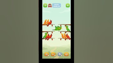 Bird Sort - Color Birds Game level #23 #shorts #games