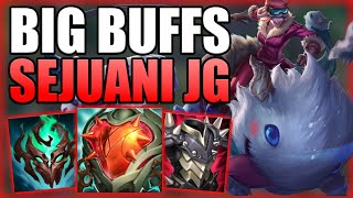 RIOT JUST GAVE SEJUANI JUNGLE SOME BIG BUFFS MAKING HER A GREAT CARRY! - Gameplay League of Legends