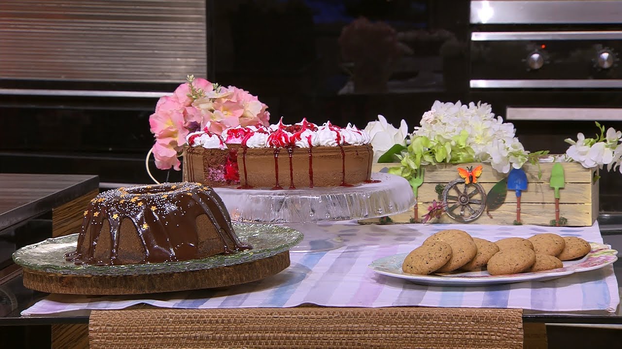 ريد فليفت الرمان - كيكة الشوكولاتة البيتي - بسكوت حبة البركة  | زعفران وفانيلا حلقة كاملة