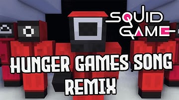 "Hunger Games Song (Remix)" With Squid Game Movie Trailer | Minecraft Animation