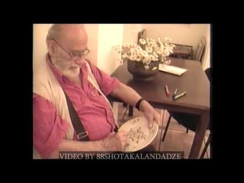 ედმონდ კალანდაძის ცხოვრებაში ერთადერთხელ დახატული თეფში რომელიც აჩუკა 88შოთიკო კალანდაძეს