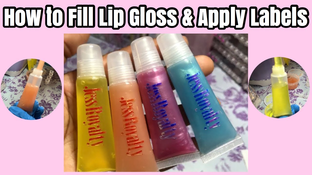How to Fill Lip Gloss Tubes, Applying Labels
