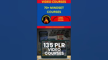 Game-changing PLR video course bundles. #changeyourmindchangeyourworld