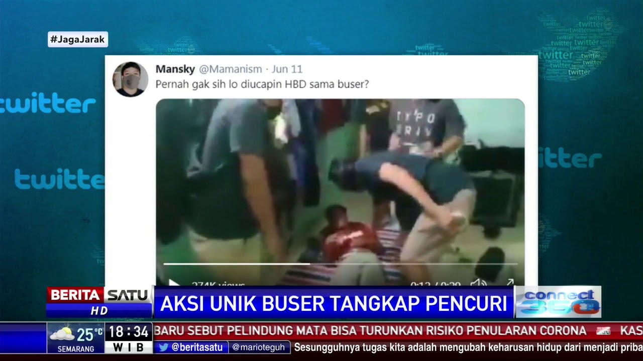 Viral! Video Polisi Tangkap Pencuri Sambil Nyanyi Happy Birthday