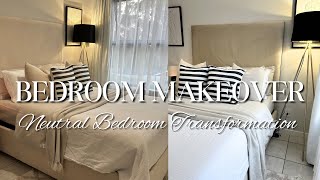 Bedroom Makeover Part 2: Cozy Neutral Bedroom Idea on a Budget | Making Home | Naledi Majola