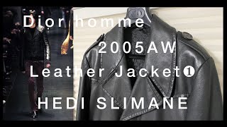 05AW Dior Homme グラム期 ボアレザージャケット 袖ライン 希少 Yahoo!オークション - 【05aw幻レザー】ディオールオム Diorhomme グラ