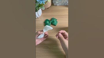 Làm kẹp tóc nơ đơn giản cùng Solmi #ribbonbow #keptocno #handmade