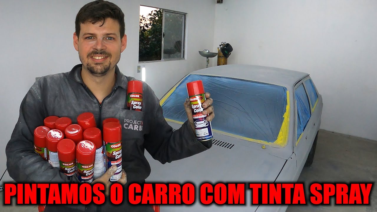 PINTAMOS TODO O CARRO COM TINTA SPRAY EM 3 DIAS!