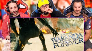 BLACK PANTHER: WAKANDA FOREVER Teaser TRAILER REACTION! Marvel Studios' Official | MCU SDCC 2022