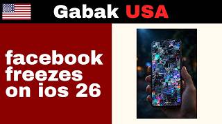 iphone 17 pro iOS 26 2 facebook freezes - Dont upgrade to Tahoe screenshot 1