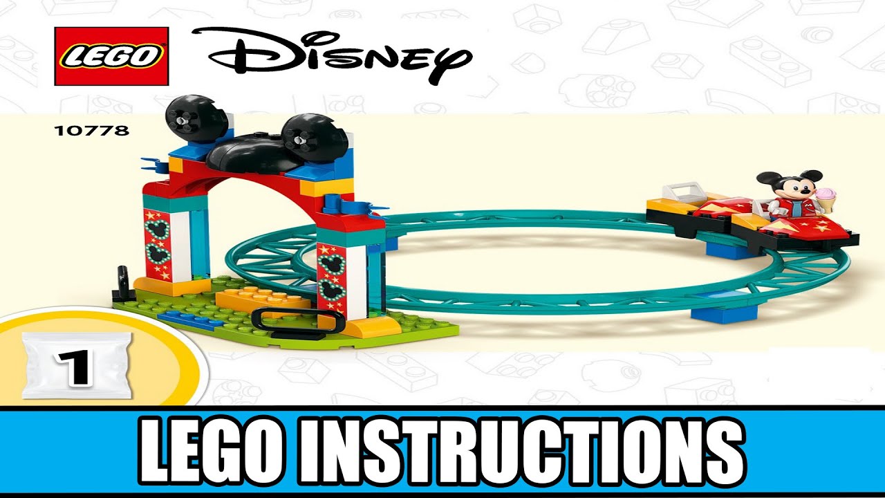 Disney - Mickey, Minnie and Goofy's Fairground Fun LEGO instructions