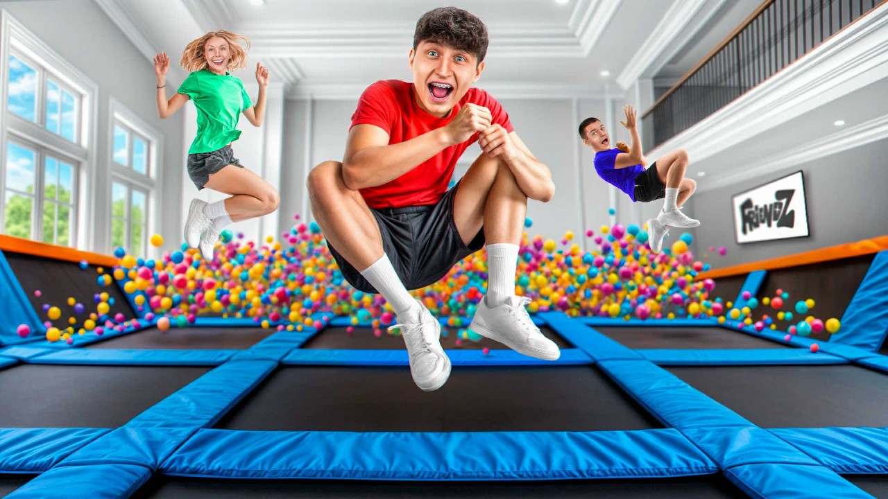 Zbudowałem Park Trampolin w Moim Domu!